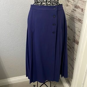 Liz Clairbone Womens Vintage skirt Size 12 100% Wool